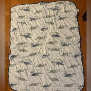 Burt’s Bees Baby reversible blanket in mountain print